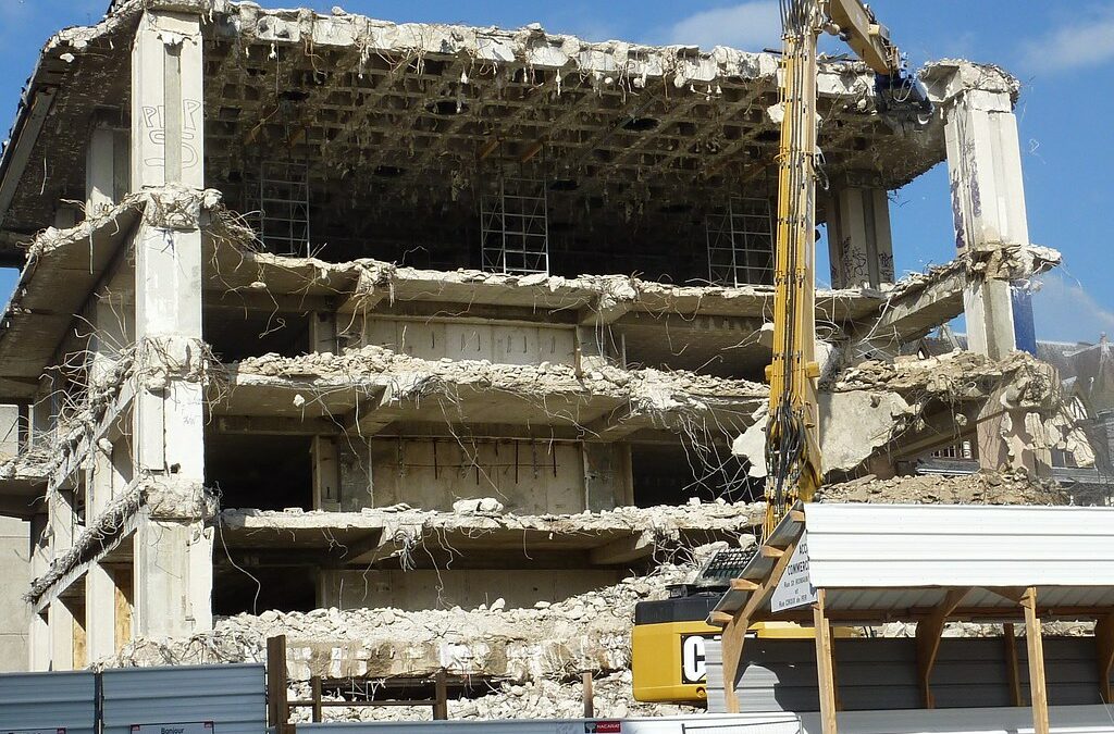 Démolition du palais des congrès de Rouen