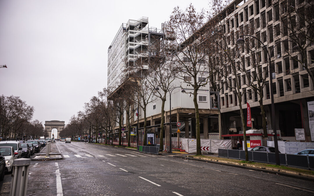 Déconstruction de l’ancien siège PSA pour sa réhabilitation, avenue de la Grande Armée, Paris 17ème