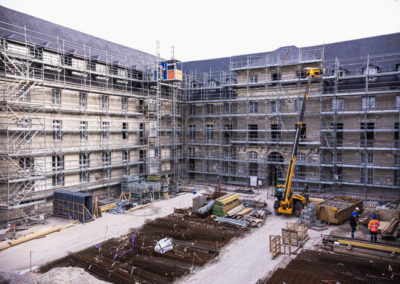 Réhabilitation de l’ancienne caserne Philippon à Rouen pour une transformation en logements.