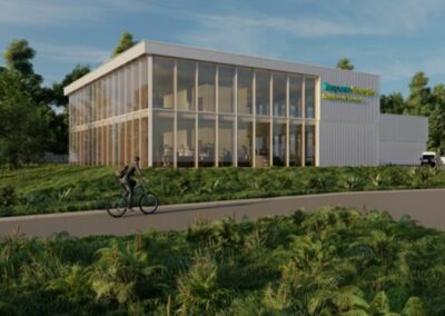 Construction du nouveau site Temperia Energies à Rouen