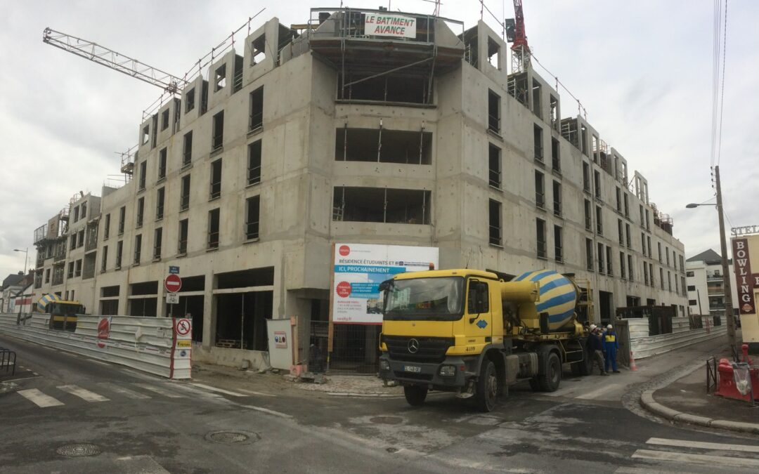 Construction d’un ensemble de logements rue de Constantine à Rouen